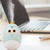 Cute Chicken Crown Office Desktop USB Humidifier Home Mute Aroma Diffuser(Light Green)