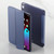 For iPad Air 2022 / 2020 10.9 Three-folding Surface PU Leather TPU Matte Soft Bottom Case with Holder & Sleep / Wake-up Function(Grey)