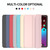 For iPad Air 2022 / 2020 10.9 Three-folding Surface PU Leather TPU Matte Soft Bottom Case with Holder & Sleep / Wake-up Function(Grey)