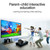 J9 1920x1080P 15 ANSI Portable Home Theater Mini LED HD Digital Projector, Basic Version, AU Plug(Yellow White)