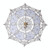 Wedding Bridal Lace Umbrella Shooting Props Wedding Supplies, Size: Length 43/Diameter 45cm(Milky White)