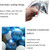 Round Balloons Romantic Proposal Layout Theme Party Balloon Decoration Set, Style:Blue A