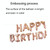 Birthday Decoration Aluminum Foil Balloon 40 Inch Big Number Aluminum Foil Balloon Decoration Set, Style:30(Rose Gold)