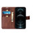 For iPhone 12 Pro Max Retro Calf Pattern Buckle Horizontal Flip Leather Case with Holder & Card Slot & Wallet(Dark Brown)