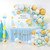 Macaron Green And Blue Balloon Chain Package Birthday Wedding Party Background Wall Decoration Balloon Combination