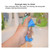 6 PCS Household Cleaning Sponge Kitchen Scouring Pad(Green)