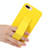 For iPhone SE 2022 / SE 2020 / 8 / 7 Shockproof PC + TPU Protective Case with Wristband & Holder(Yellow)