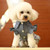 Pet Clothes Autumn And Winter Skirt Thin Dog Skirt Small Dog Princess Bow Denim Skirt, Size: XL
