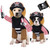 Dogs Cats Clothes Pet Supplies Horseback Transformations Halloween Funny Clothes, Colour: Murder Pirate Two-piece Suit, Size: L