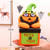 Halloween Candy Jar Gift Box Shopping Mall Kindergarten Decoration, Style:Square Box(Pumpkin)