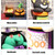 Halloween Candy Jar Gift Box Shopping Mall Kindergarten Decoration, Style:Square Box(Pumpkin)