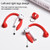 For AirPods 1 / 2 / AirPods Pro / Huawei FreeBuds 3 Wireless Earphones Silicone Anti-lost Lanyard Ear Hook(Silver)