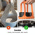2 PCS Silicone Steamer Egg Cooker Silicone Steamer Basket, Size:6.5 Inches(Orange)