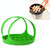 2 PCS Silicone Steamer Egg Cooker Silicone Steamer Basket, Size:8 Inches(Green)
