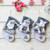 3 PCS Christmas Decorations Thick Flannel Christmas Socks Gift Bag, Specification: Elk