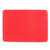 2 PCS Silicone Multifunctional Bbq Pizza Mat Multifunctional Placemat Grill Mat Microwave Baking Mat(Red)