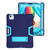 For iPad Air 2022 / 2020 10.9 Contrast Color Robot Shockproof Silicon + PC Protective Case with Holder & Pen Slot(Navy Blue + Blue) For iPad Air 2022 / 2020 10.9 Contrast Color Robot Shockproof Silicon + PC Protective Case with Holder & Pen Slot(Navy Blue + Blue)