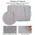ND01D Felt Sleeve Protective Case Carrying Bag for 13.3 inch Laptop(Grey)