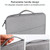 ND01D Felt Sleeve Protective Case Carrying Bag for 13.3 inch Laptop(Grey)