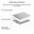 ND01D Felt Sleeve Protective Case Carrying Bag for 13.3 inch Laptop(Grey)