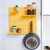 3 PCS Punch-Free Household Small Storage Racks For Kitchen & Bathroom Wall Finishing Racks(Gray-white)