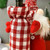 Christmas Faceless Doll Wine Bottle Cover Santa Claus Dining Table Standing Doll Wine Bottle Cover Decoration(White)