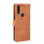 For Motorola Moto P40 Power / One Action Solid Color Skin Feel Magnetic Buckle Horizontal Flip Calf Texture PU Leather Case with Holder & Card Slots & Wallet(Brown)