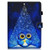 For iPad Air 2022 / 2020 10.9 Colored Drawing Stitching Horizontal Flip Leather Case with Holder & Card Slots & Sleep / Wake-up function(Night Sky Owl)