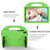 For Samsung Galaxy Tab S5e 10.5 / T720 Thumb Bracket EVA Shockproof Tablet Case(Green)