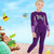 DIVE&SAIL Children Warm Swimsuit One-piece Wetsuit Long Sleeve Cold-proof Snorkeling Surfing Suit, Size: XXL(Purple) DIVE&SAIL Children Warm Swimsuit One-piece Wetsuit Long Sleeve Cold-proof Snorkeling Surfing Suit, Size: XXL(Purple)
