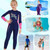 DIVE&SAIL Children Warm Swimsuit One-piece Wetsuit Long Sleeve Cold-proof Snorkeling Surfing Suit, Size: XXL(Pink) DIVE&SAIL Children Warm Swimsuit One-piece Wetsuit Long Sleeve Cold-proof Snorkeling Surfing Suit, Size: XXL(Pink)