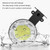 80W LED Outdoor Light Sensing IP65 Waterproof Wall Lamp Garden Courtyard Street Light(White Light)
