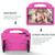 For Samsung Galaxy Tab S6 10.5 / T860 Thumb Bracket EVA Shockproof Tablet Case(RoseRed)