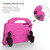 For Samsung Galaxy Tab S6 10.5 / T860 Thumb Bracket EVA Shockproof Tablet Case(RoseRed)