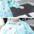 Cartoon Children Raincoats Waterproof Raincoat with Schoolbag, Size: M(Blue)