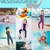 DIVE&SAIL Children Diving Suit Outdoor Long-sleeved One-piece Swimsuit Sunscreen Swimwear, Size: S(Boys Dark Gray)