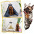 Cotton Canvas Pet Tent Cat and Dog Bed with Cushion, Specification: Large 606070cm(Beige Star)