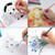 10 PCS 2 WeiZhuang Hook Line Pen Painting Hand-painted Watercolor Wolf Mint Hook Line Pen Painting Stroke Thin Line Brush, Color:Dark Blue