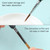 10 PCS 000 WeiZhuang Hook Line Pen Painting Hand-painted Watercolor Wolf Mint Hook Line Pen Painting Stroke Thin Line Brush, Color:Sky Blue