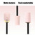 Student Vinyl Sunscreen Small Fresh Umbrella Folding Automatic Umbrella, Style:Self-opening(Light Pink)