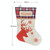 Christmas Ornaments Pendant Christmas Elk Stocking Gift Bag Candy Bag(Red)