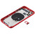 Battery Back Cover (with Side Keys & Card Tray & Power + Volume Flex Cable & Wireless Charging Module) for iPhone 11(Red)