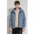 Mens Detachable Two Piece Warm, Waterproof And Breathable Couples Stormsuit (Color:Fog Blue Size:XXXL)
