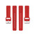 For Xiaomi Haylou Smart Watch LS01 / Smart Watch 2 LS02 Silicone Watch Band, Size: 19mm(Red)