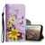 For Huawei Honor 10i Colored Drawing Pattern Horizontal Flip Leather Case with Holder & Card Slots & Wallet(Yellow Flower Butterfly)
