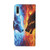 For Samsung Galaxy A50 / A30s Colored Drawing Pattern Horizontal Flip Leather Case with Holder & Card Slots & Wallet(Wolf)