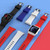 SANDA CR11 1.3 inch Screen Smart Watch IP68 Waterproof,Support Call Reminder /Heart Rate Monitoring/Blood Pressure Monitoring/Sedentary Reminder(Red Bue)