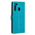 For Samsung Galaxy A21 Crazy Horse Texture Horizontal Flip Leather Case with Holder & Card Slots & Wallet & Photo Frame(Blue)