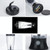 Coffee Milk Shake Electric Stirring Cup Simple Shake Cup, Capacity:350ml(Black)