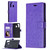 For Samsung Galaxy A21 Crazy Horse Texture Horizontal Flip Leather Case with Holder & Card Slots & Wallet & Photo Frame(Purple)